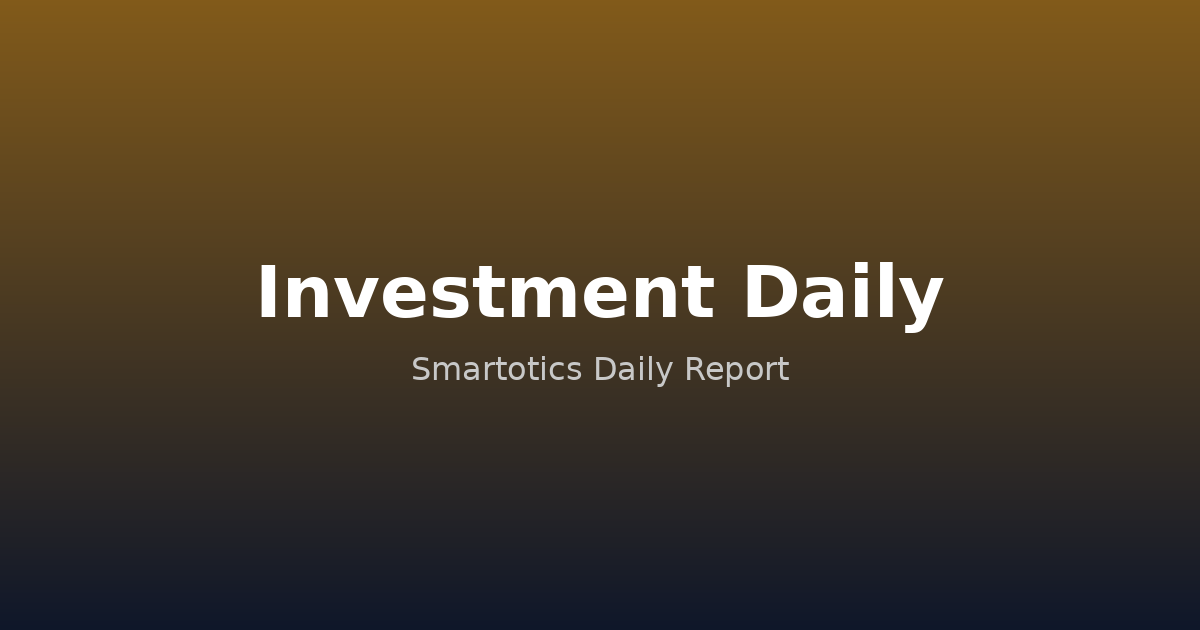 Robotics + AI Investment Daily — Thursday, 2026-06-04
